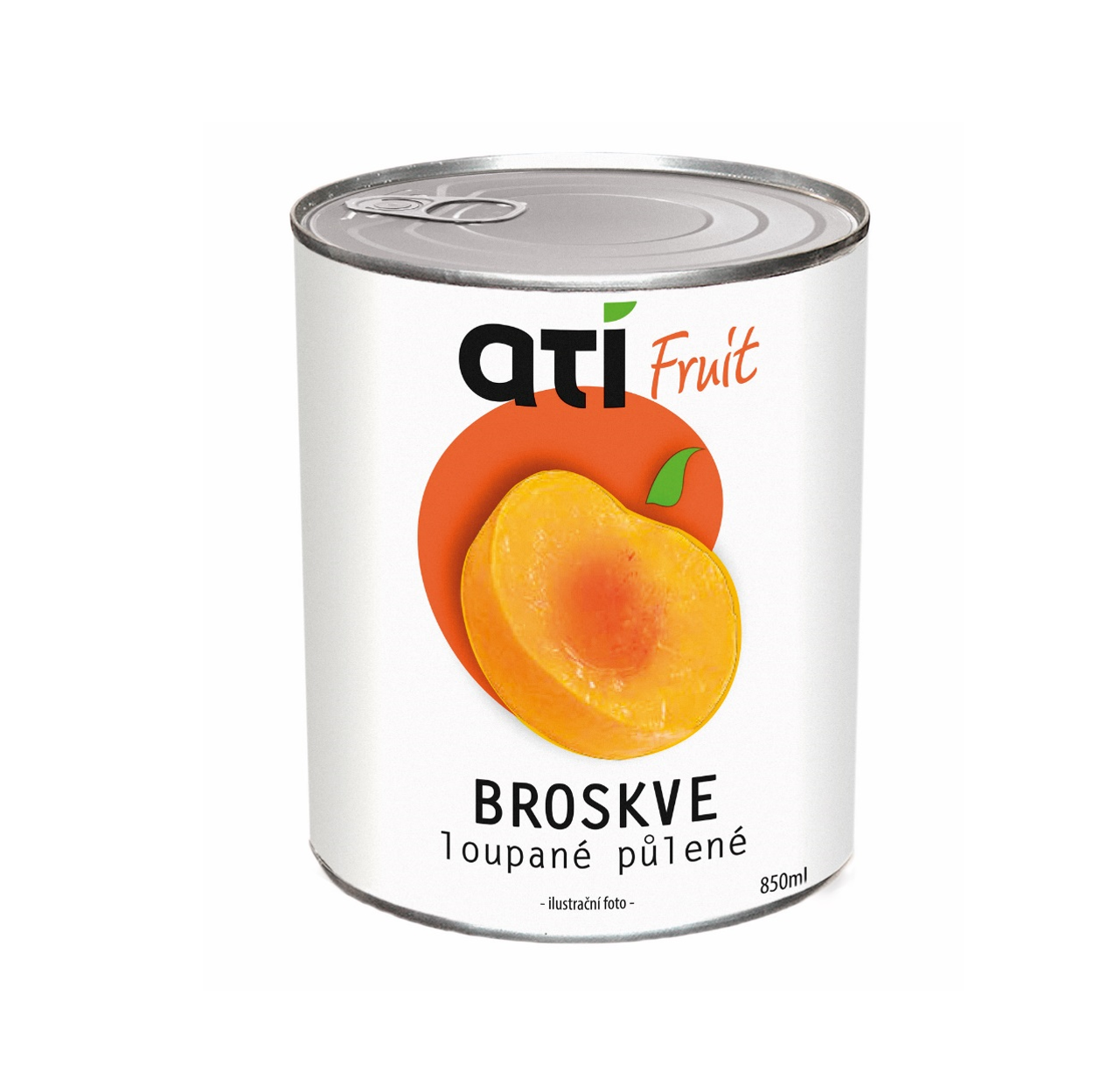 ATI Fruit broskve loupané půlené